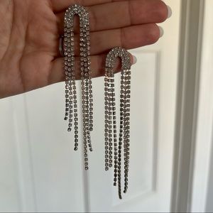Dainty chandelier dangle drop earrings